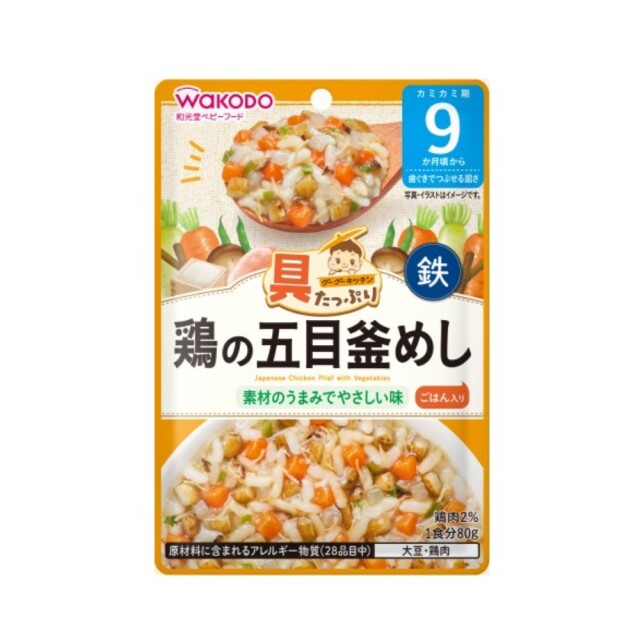 具たっぷりグーグーキッチン 鶏の五目釜めし 80g