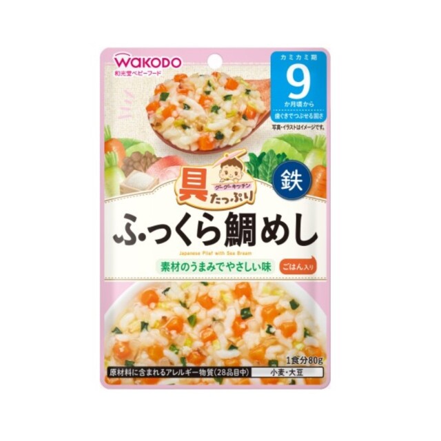 具たっぷりグーグーキッチン ふっくら鯛めし 80g