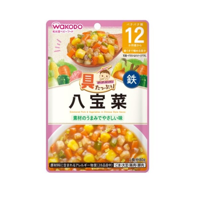 具たっぷりグーグーキッチン 八宝菜 80g