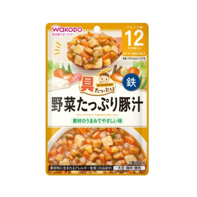 具たっぷりグーグーキッチン 野菜たっぷり豚汁 80g