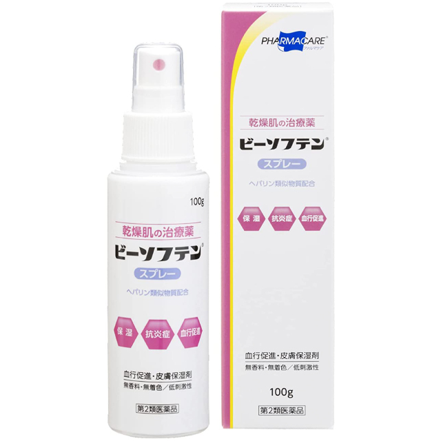 【第2類医薬品】ビーソフテンスプレー 100g