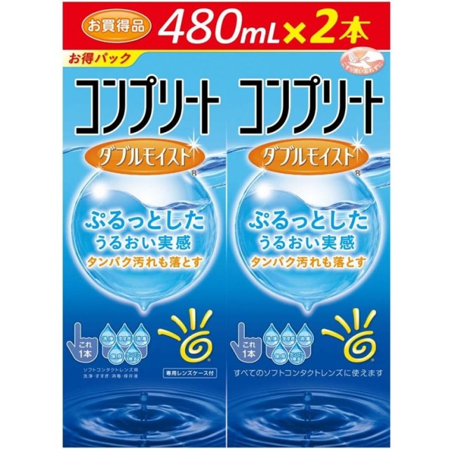 【医薬部外品】コンプリート ダブルモイスト 480mL×2本入