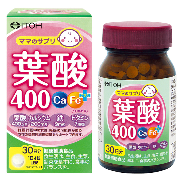 葉酸400 Ca・Feプラス 180粒