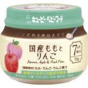 キユーピー ベビーフード こだわりのひとさじ国産ももとりんご 70g