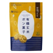 澤田米穀店 有機玄米ポン菓子 黒胡麻きなこ味 30g
