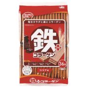 ハマダコンフェクト 鉄プラスコラーゲン ウエハース ココア味 36枚入