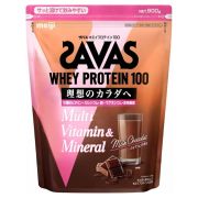ザバス ホエイプロテイン100 マルチビタミン&ミネラル ミルクショコラ風味 900g