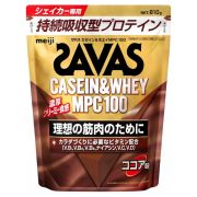 ザバス カゼイン＆ホエイ MPC100 ココア味 810g