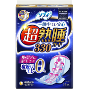 ソフィ 超熟睡ガード330 特に多い夜用 羽つき33cm 14枚