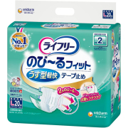 ライフリー のび～るフィット うす型軽快テープ止め Lサイズ 20枚