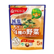 減塩うちのおみそ汁 4種の野菜5食 38.5g(7.7g×5食)