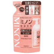 【医薬部外品】ミノン 全身シャンプー しっとりタイプ つめかえ用 380mL　　F15