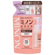 【医薬部外品】ミノン 全身シャンプー 泡タイプ つめかえ用 400mL