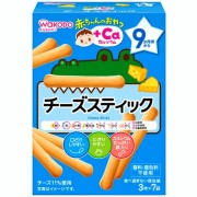 和光堂 赤ちゃんのおやつ+Ca カルシウムチーズスティック 3本×7袋