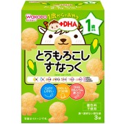 和光堂 1歳からのおやつ+DHA とうもろこしすなっく 4g×3袋