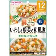 和光堂 具たっぷりグーグーキッチン いわしと根菜の和風煮 80g