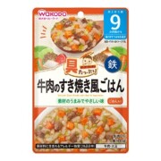 和光堂 具たっぷりグーグーキッチン 牛肉のすき焼き風ごはん 80g