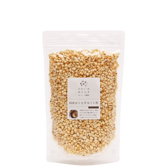 国産はとむぎほうじ粒 小袋タイプ112g（7g×16袋）｜それいゆはとむぎ