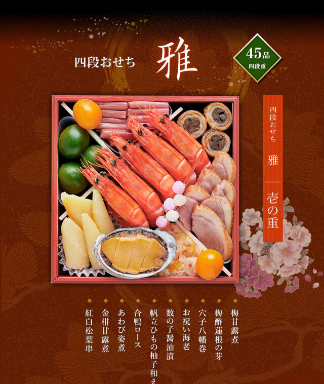 京菜味のむら おせち 雅 | おせちの宅配なら、カロリーや塩分を考えた