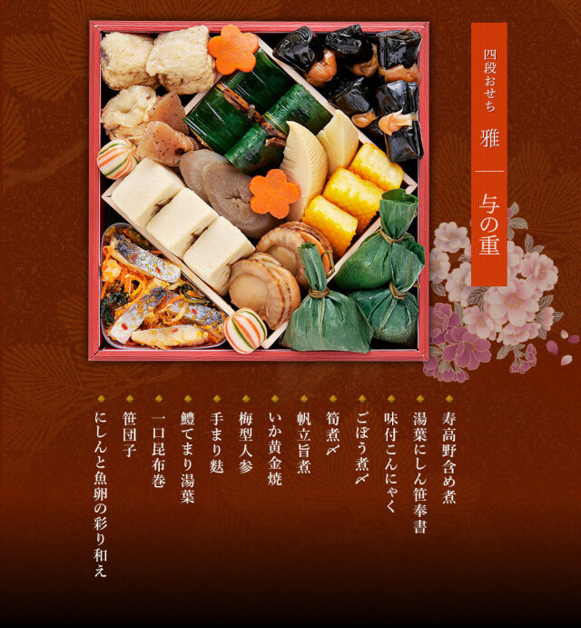 京菜味のむら おせち 雅 | おせちの宅配なら、カロリーや塩分を考えた