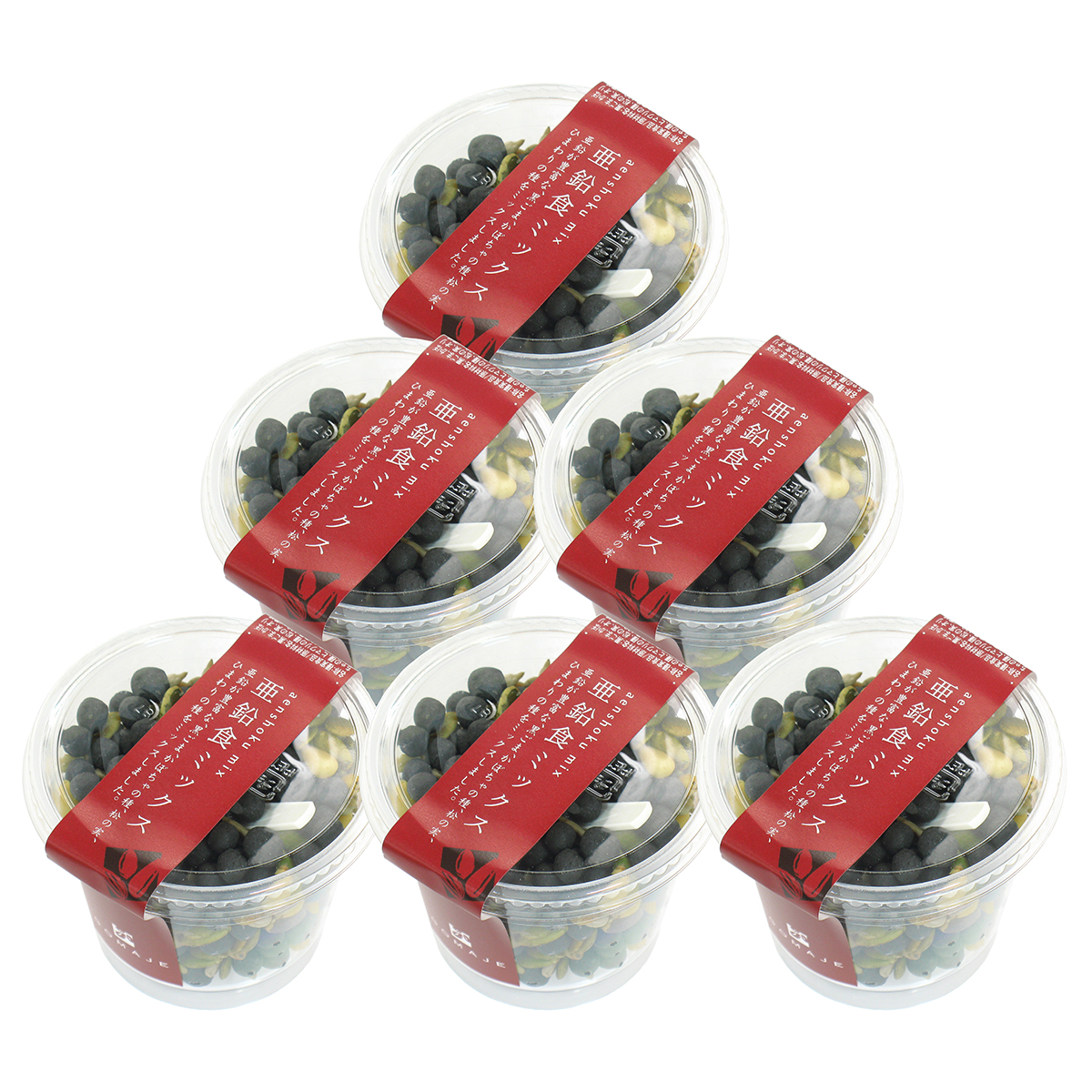 自然健康社 黒ごま入り 亜鉛食ミックス６個