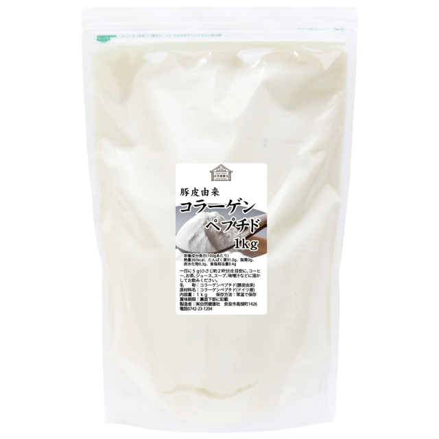 自然健康社 豚皮由来コラーゲンペプチド１ｋｇ