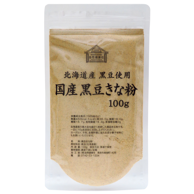 自然健康社 黒豆きな粉１００ｇ