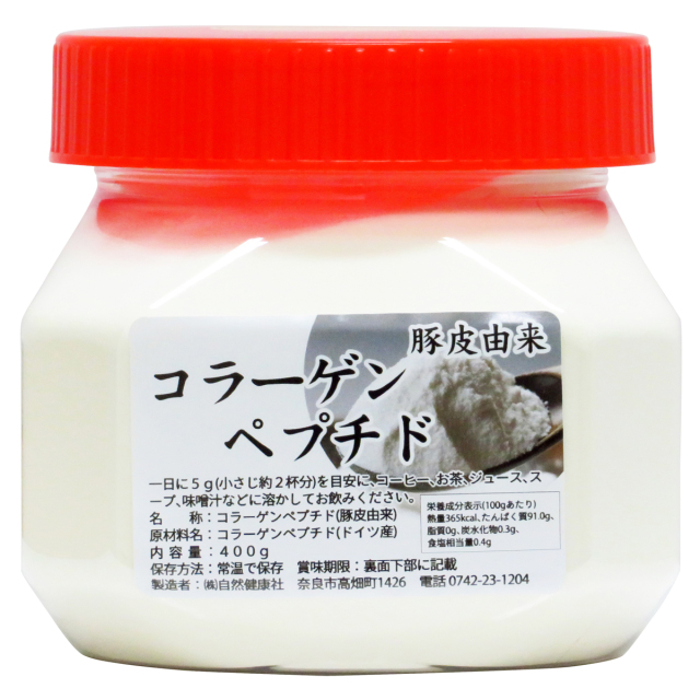 自然健康社 豚皮由来コラーゲンペプチド４００ｇ