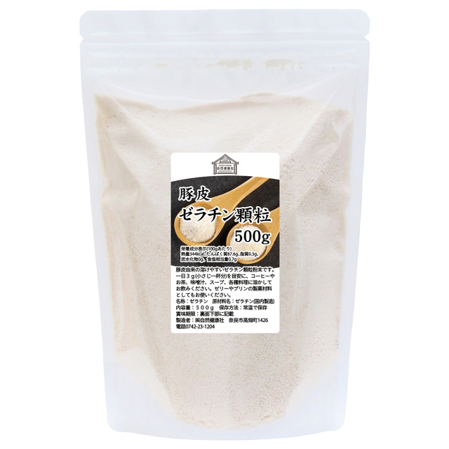 自然健康社 ゼラチン顆粒５００ｇ