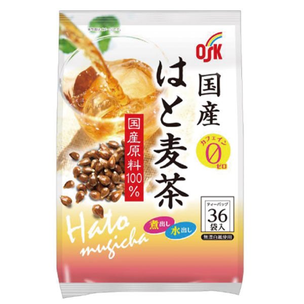 国産はと麦茶36袋