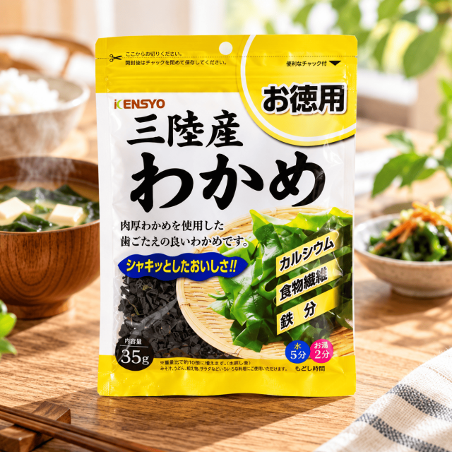 三陸産わかめ