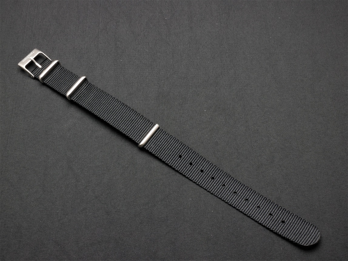 ゆるキャン△ウォッチ用 幅18mm ブラック NATOベルト／ 18mm Black