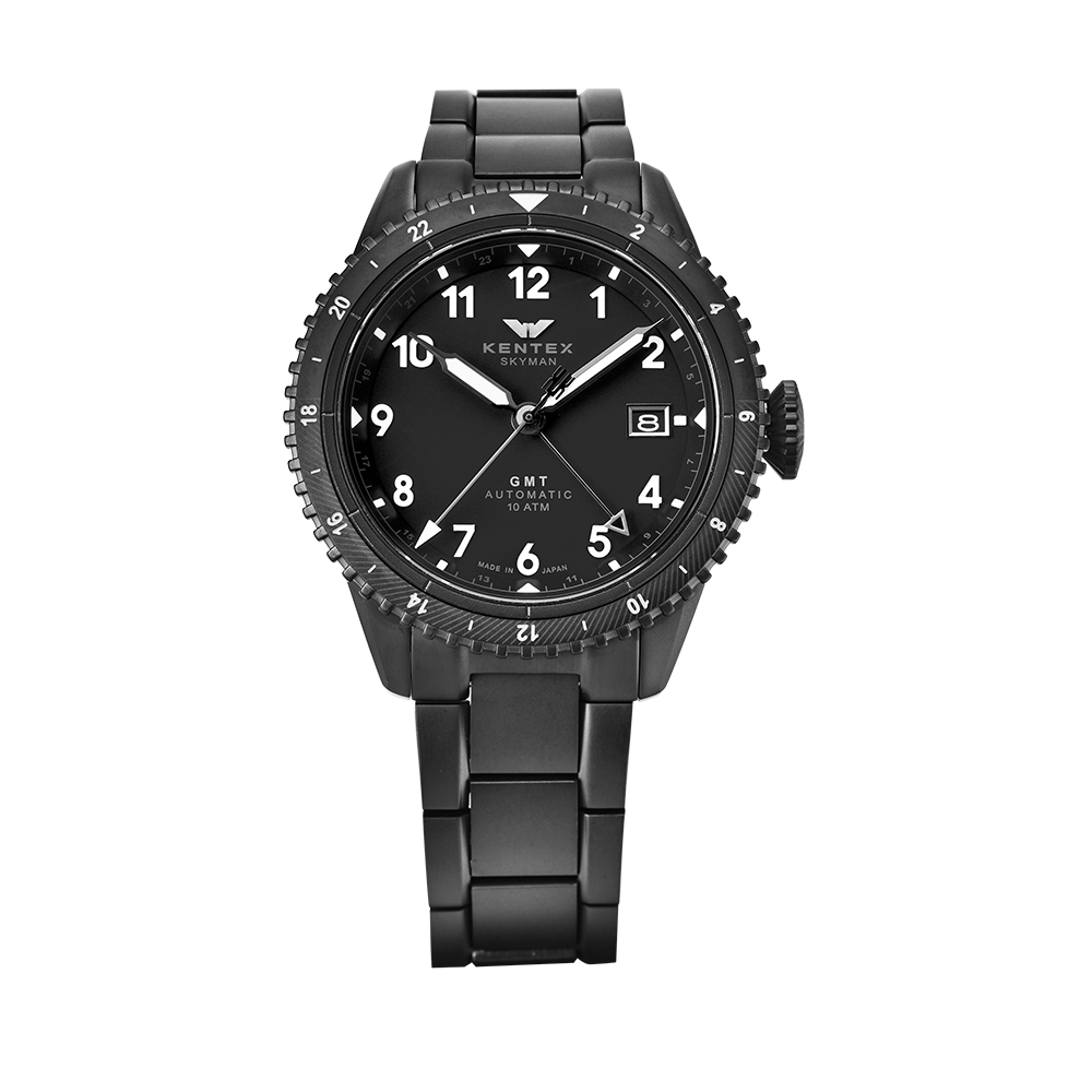 gmts様 KENTEX スカイマンGMT オールブラック／SKYMAN GMT All Black