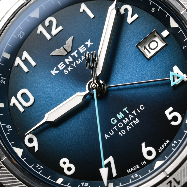 bluemanページ KENTEX スカイマンGMT ホライゾンブルー／ SKYMAN GMT Horizon