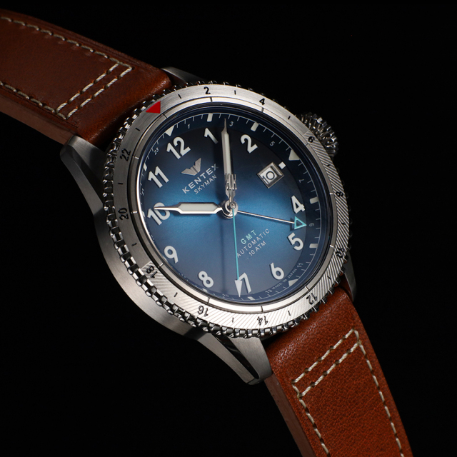 blue skyさん用 KENTEX スカイマンGMT ホライゾンブルー／ SKYMAN GMT Horizon