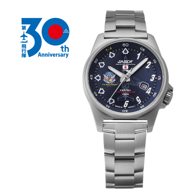 【300本限定】Blue Impulse チタンソーラー T-4 30周年記念モデル／ Blue Impulse Titanium Solar T-4 30th Anniversary [S815M-07]