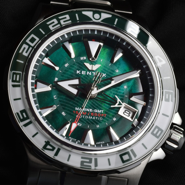 マリンゴールドさん専用 限定99本】KENTEX マリンGMT アイスブルーMOP／ MARINE GMT