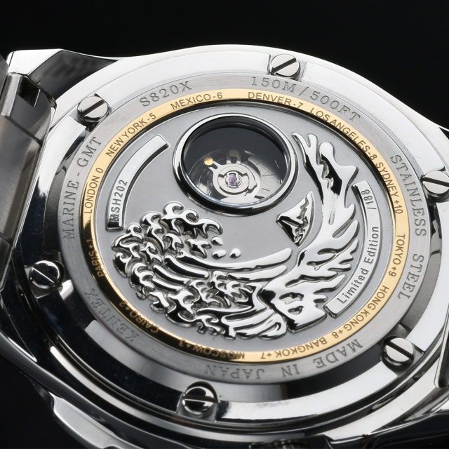限定188本】KENTEX マリンGMT グリーンMOP／ MARINE GMT Green