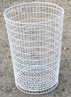 公園くずかご　粗目タイプ　90L　屋外用ゴミ箱