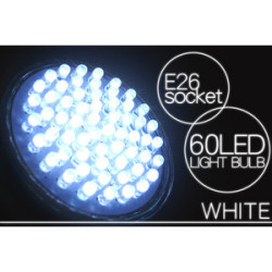 省エネ・コンパクト　消費電力3ワット E26規格 LED60灯電球　白色光