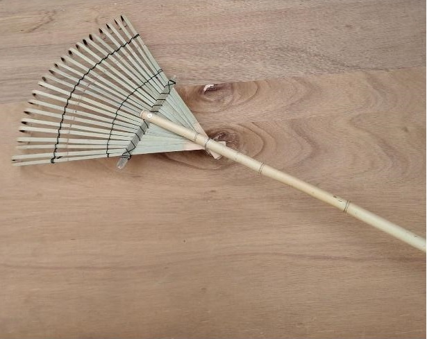 竹熊手　ロングタイプ（1.5ｍ柄）22爪