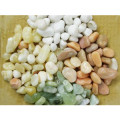 【送料無料詰め合わせ】４色風水砂利　緑　白　黄色　赤　玉石各５kg　10～15mm