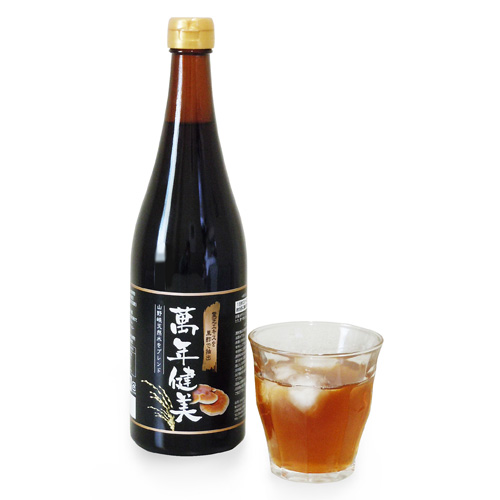 初回お試し価格！！　霊芝と黒酢！萬年健美（まんねんけんび）　720ｍｌ　