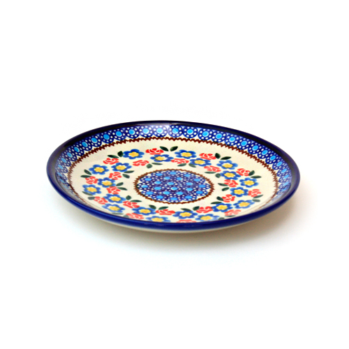 ポーランド食器お皿 平皿(φ16cm)ポーリッシュポタリー(ポーランド食器)
