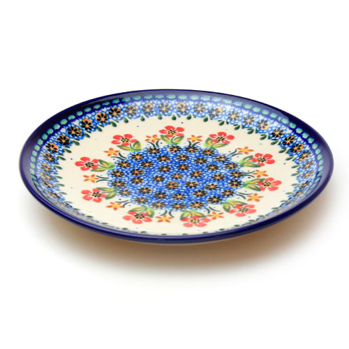 ポーランド陶器　プレートφ19cm