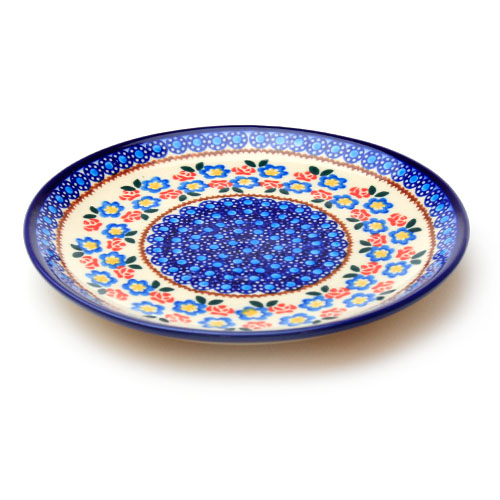 ポーランド陶器　プレートφ19cm