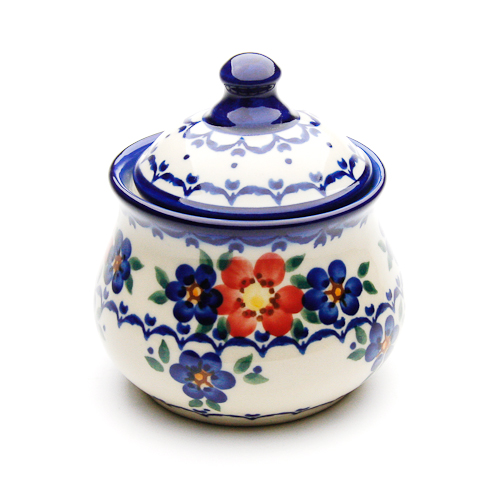 シュガーポット(VENA)ポーリッシュポタリー(ポーランド食器)