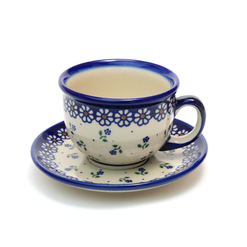 ポーランド陶器　カップ＆ソーサー