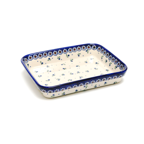 ポーランド陶器　オーブン皿・スクエア・大