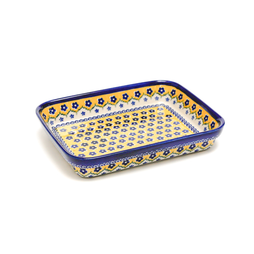 ポーランド陶器　オーブン皿・スクエア・大